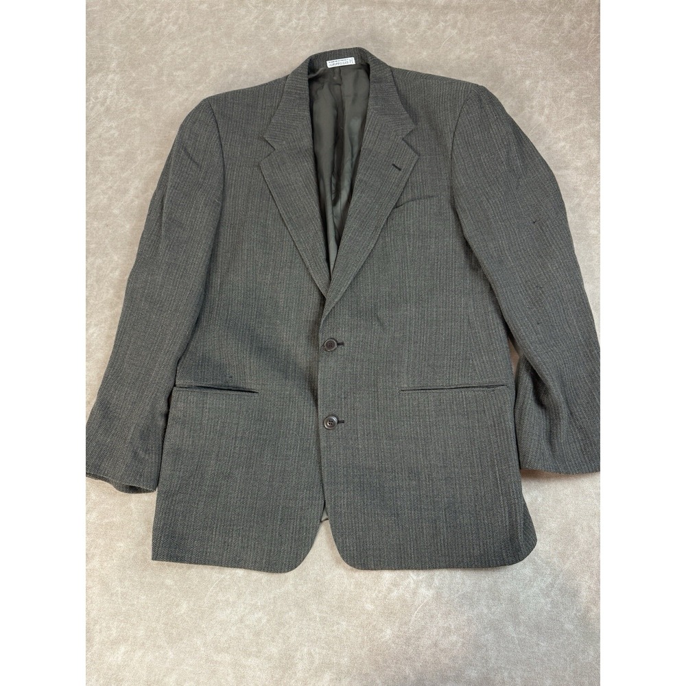 Bloomingdales Harris Tweed Blazer Unlined Mens 40L Sport Coat Wool Jacket Preppy